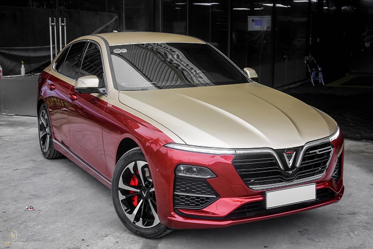 Dán Decal Đổi Màu Xe Vinfast Lux A Mẫu Mới Cực Đẹp